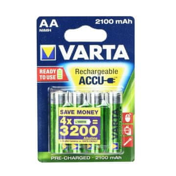Varta VARTA akumulatorska baterija R6 (AA) 2100 mAh, 4 kos
