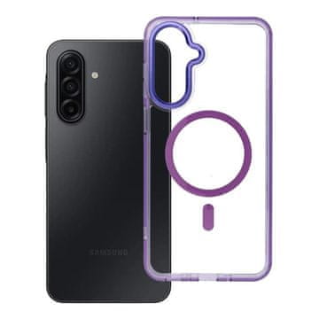 OEM Ohišje FRAME CLEAR HYBRID MAG COVER, združljivo z MagSafe, za SAMSUNG A17, vijolično