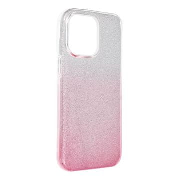 OEM Transparentno roza etui za iPhone 15 PRO MAX Shining
