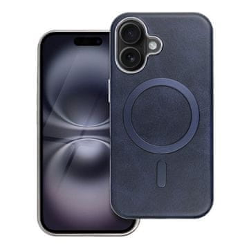 OEM Etui za iPhone 12 Gentleman Mag Cover, združljivo z MagSafe, temno modro