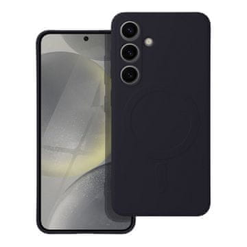OEM SILICONE MAG COVER ovitek, združljiv z MagSafe, za SAMSUNG A56, črn