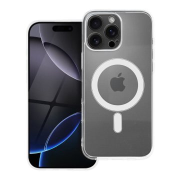 OEM Ohišje za iPhone 16 PRO MAX Clear Case 2 mm Mag Cover, združljivo z MagSafe (zaščita kamere), prozorno