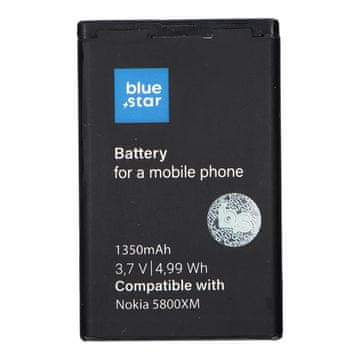 Blue Star Baterija za Nokia 5800 XM / C3-00 / N900 / X6 / 5230 / Lumia 520 / 525, 1350 mAh, Blue Star Premium