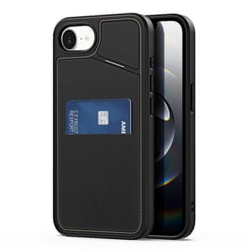 Dux Ducis DUX DUCIS ovitek RAFI II MAG s stojalom, združljiv z MagSafe, za IPHONE 16e (SE 4 2025) / 17e, črn