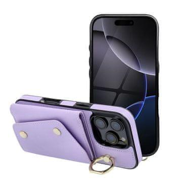 OEM Etui za iPhone 12 / 12 PRO Wonder z denarnico, lila