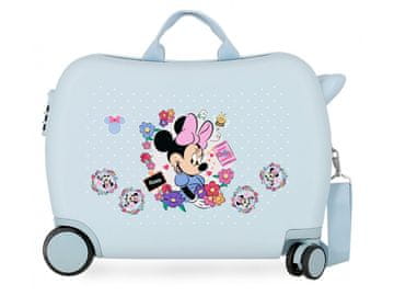 Joummabags Otroški potovalni kovček / voziček Minnie Flowers Blue, 34 l, 4319811