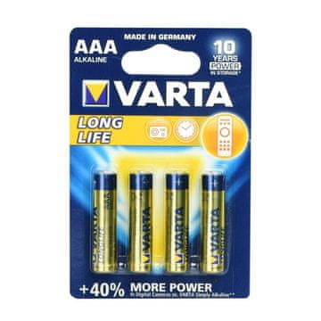 Varta VARTA alkalna baterija R3 (AAA) Longlife, 4 kos