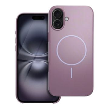 OEM Etui za iPhone 16 PLUS Premium Glossy Mag Cover, združljivo z MagSafe in gumbom za upravljanje kamere, vijolično