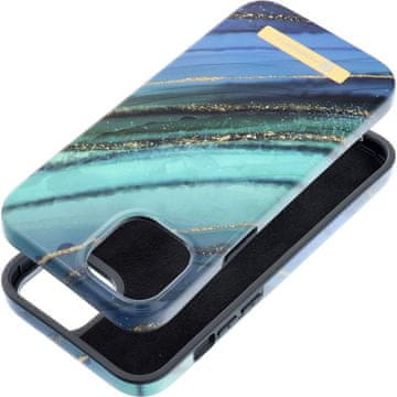 FORCELL Ohišje za iPhone 15 PLUS Forcell F-Protect Mirage, združljivo z MagSafe, v barvi jade marble