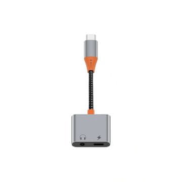 WiWU WiWU – avdio adapter LT10 tip C na tip C + 3,5 mm