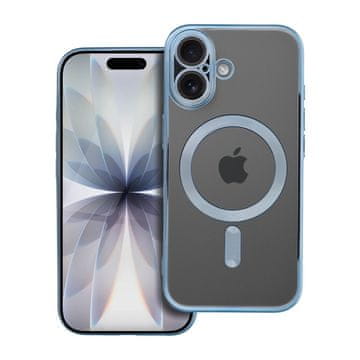 OEM Ohišje za iPhone 17 Electro Mag Cover, združljivo z MagSafe, modro