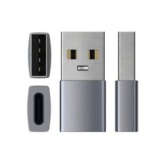 Satechi USB-A/USB-C adapter Satechi ST-TAUCM, siv