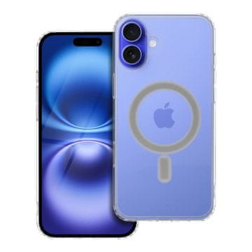 OEM Transparentni etui za iPhone 16 PLUS Clear Mag Cover (MID), združljiv z MagSafe