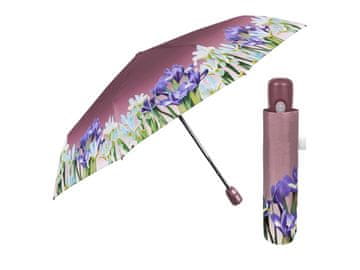 Perletti Ženski avtomatski dežnik Perletti Time Flowers - vijolična, 26492