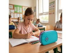 Astra ABAG Šestkotnik Mint Ombre AC6 - enokomorni peresnik - šolski kovček, 503026050