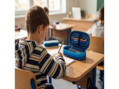 Astra ABAG Šestkotnik Blue Ombre AC6 enokomorni svinčnik - šolski kovček, 503026055