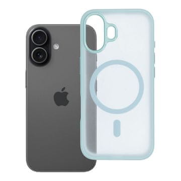 OEM Ohišje za iPhone 17 Flexline Mag Cover, združljivo z MagSafe, zeleno