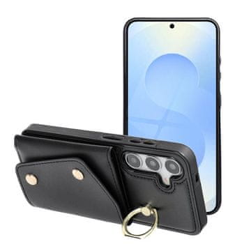 OEM Etui za Samsung S25 EDGE Wonder z denarnico, črno