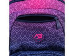 Astra ABAG Študentski nahrbtnik Hexagon Pink Ombre, AB200, 502026055