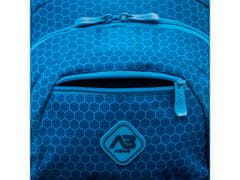 Astra ABAG Hexagon Blue Ombre študentski nahrbtnik, AB200, 502026039
