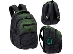 Astra ABAG Študentski nahrbtnik Hexagon Green Ombre, AB200, 502026037
