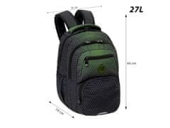 Astra ABAG Študentski nahrbtnik Hexagon Green Ombre, AB200, 502026037