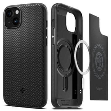Spigen SPIGEN ovitek MAG ARMOR, združljiv z MagSafe, za iPhone 15 Plus, mat črna