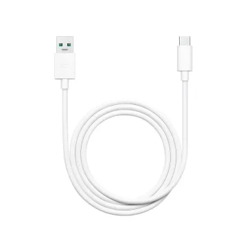 Oppo USB-A–USB-C kabel Oppo 3A DL129, 1 m, DL129, v paketu, bel