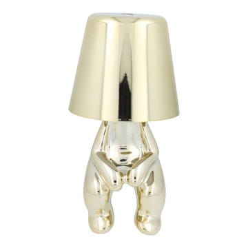 OEM Nočna lučka GOLD MAN Art Deco sedeči (vzorec 2) MLTL