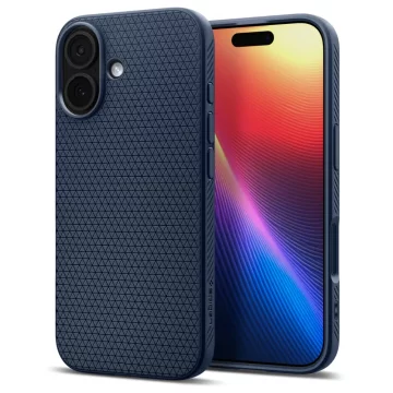 Spigen SPIGEN ovitek LIQUID AIR za iPhone 17 v temno modri barvi
