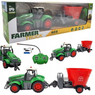 shumee DALJINSKO VODILNI TRAKTOR S PRIKOLICO, RC TROSILO LUČI