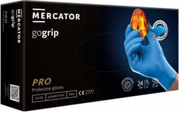 shumee Nitrilne rokavice 50 kosov 10-XL Gogrip modre
