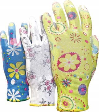 shumee Vrtne rokavice / Barvite / Velikost: 8 - M / RGARDEN-PU_8