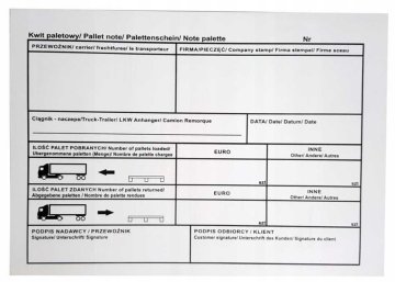 Paletni račun A5 100 listov - Samokopirni - 10 kosov.