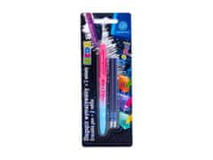 Astra AstraPEN Ups! Neon, 0,6 mm, modra, 2 kosa polnila, blister, 201023032