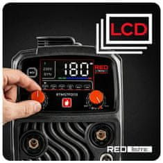 MIG MAG MMA TIG inverterski varilni aparat brez plina 180A LCD žica