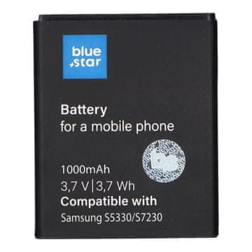Blue Star Baterija za Samsung S5330 Wave 533 / Wave 723 / S7230 / Galaxy Mini S5570, 1000 mAh, Blue Star