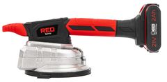 RED TECHNIC Komplet 21V aku. vib. vakuumska ročka s priseskom 150mm do 100kg 2x2Ah