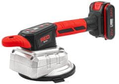 RED TECHNIC Komplet 21V aku. vib. vakuumska ročka s priseskom 150mm do 100kg 2x2Ah