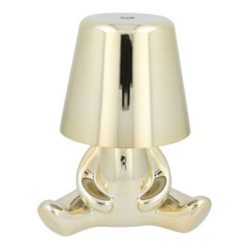 OEM Nočna lučka GOLD MAN Art Deco sedeči (vzorec 7) MLTL
