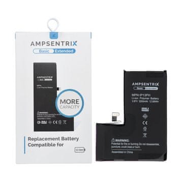INNE AmpSentrix Basic baterija za iPhone 13 Pro (povečana zmogljivost 3250 mAh)