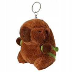 shumee PLIŠASTI OBESEK ZA KLJUČE Maskota za TORBO nahrbtnik obesek za ključe CAPYBARA z nahrbtnikom