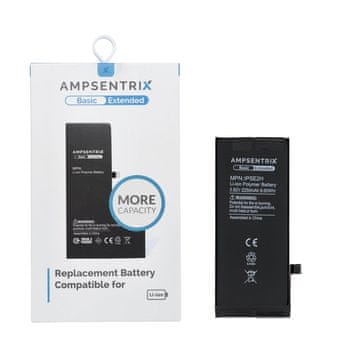 INNE AmpSentrix Basic baterija za iPhone SE 2020 (povečana zmogljivost 2250 mAh)