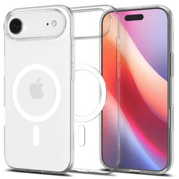Spigen SPIGEN ovitek LIQUID CRYSTAL MAG MAGSAFE za iPhone 17 Air, prozoren/bel
