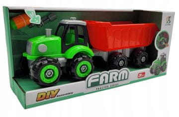 shumee TRAKTOR za DEMONTAŽO orodja za prikolice VIJAKI velik komplet