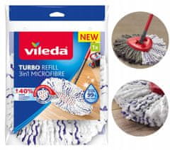 Vileda Vileda TURBO 3v1 vložek za krpo iz mikrovlaken
