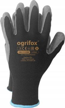 shumee Delovne rokavice / Črne / Velikost: 10 - XL / OX-LATEKS_BS10