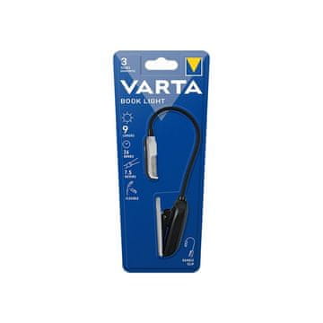 Varta VARTA LED-lučka za branje knjig (16618 LED BOOK LIGHT) + 2 x baterija CR2032