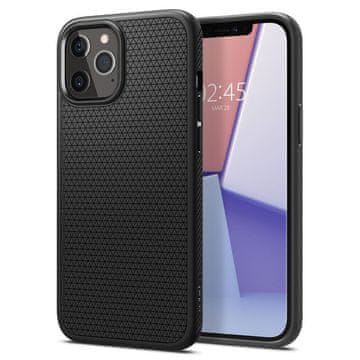 Spigen Ohišje SPIGEN Liquid Air za iPhone 12 / 12 Pro, mat črna