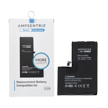 INNE AmpSentrix Basic baterija za iPhone 13 Pro Max (povečana zmogljivost 4600 mAh)